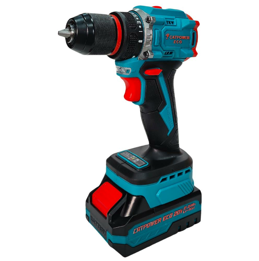 CATPOWER E1010 Kömürsüz Motor Akülü Vidalama 20V 2.0Ah. (2 Akülü)